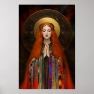 Freyja Goddess av Magic Kärlek och Beauty Art Poster
