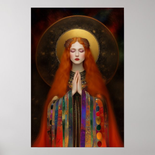 Freyja Goddess av Magic Kärlek och Beauty Art Poster (Framsidan)