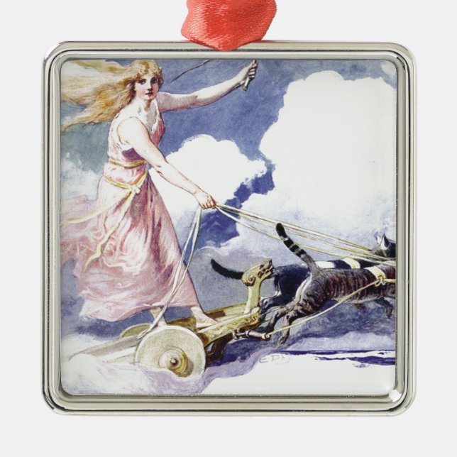 Freyja Julgransprydnad Metall (Framsidan)