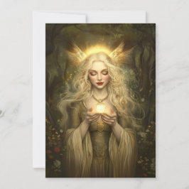 Freyja’s Relationship Guidance Prayer Altar Card Inbjudningar