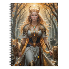 Freyja Spiral bärbar dator | Norse Goddess-Inspire Anteckningsbok