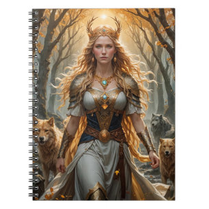 Freyja Spiral bärbar dator Norse Goddess-Inspire Anteckningsbok