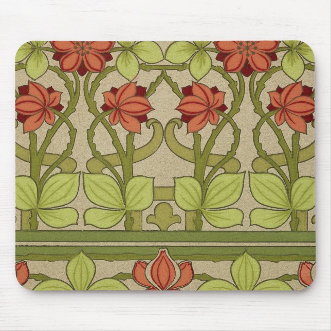 Freze Gräns Art nouveau Tapet Musmatta (Framsidan)