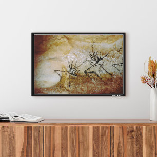 Freze of hjort, 17000 BC Canvastryck