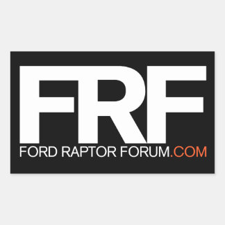 FRF Clean Sticker Rektangulärt Klistermärke