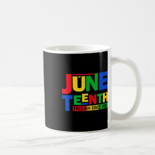 Fri 1865 svart historik Afro American Kaffemugg