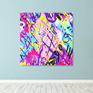 Fri: Abstrakt konst Canvastryck