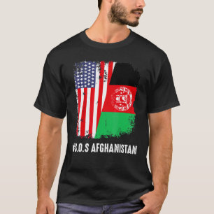 Fri Afghanistan Flagga Afghan Sos Afghanistan T Shirt