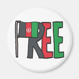 Fri Afghanistan Magnet