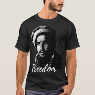 Fri afghansk frihetskämpe Massoud Afghan De T Shirt