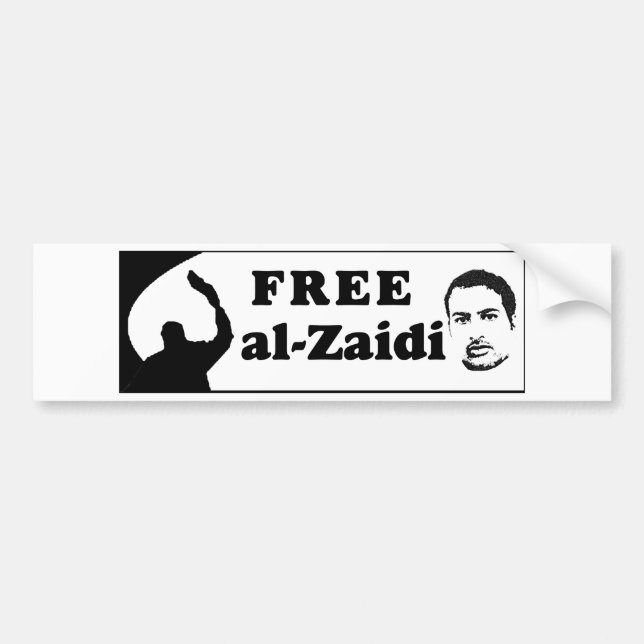 Fri al-Zaidibildekal - irakisk journalist Bildekal (Framsidan)
