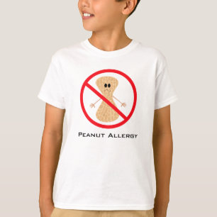 Fri allergiskjorta för jordnöt t shirt