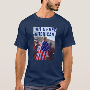 Fri amerikansk (mörk) T-Shirt
