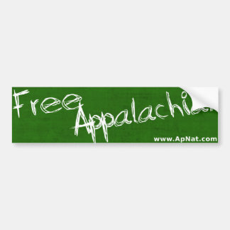 Fri Appalachia!  Bildekal