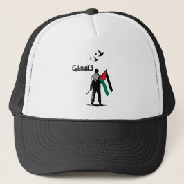 Fri arabisk text från Palestina Keps