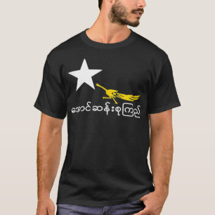 Fri Aung San Suu Kyi Återför demokrati till Myanma T Shirt
