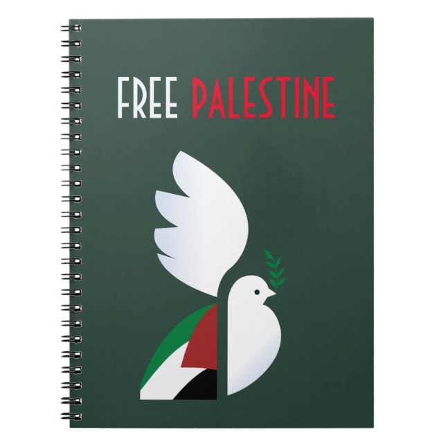 Fri bärbar palestinsk dator - Solidaritet Journal Anteckningsbok (Framsidan)