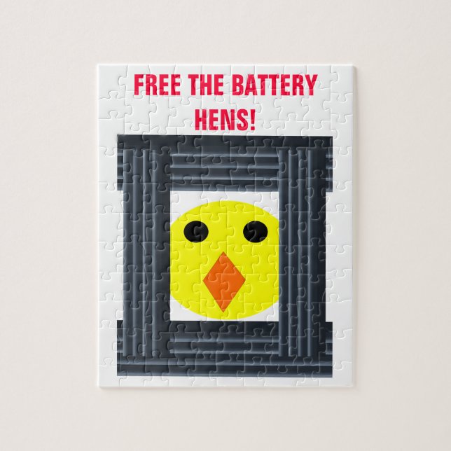 Fri batteriets hönspusel pussel (Vertikal)