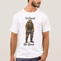 Fri Beasten Taktisk tiger T-Shirt