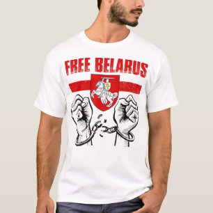 FRI BELARUS Pogonya Belarus Flagga White Red Whi T Shirt