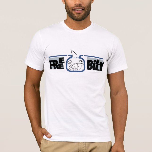 Fri Billy parodi tänder T-shirt (Framsida)