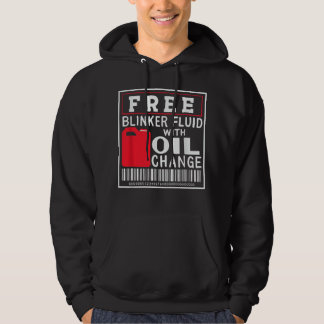 Fri bläckvätska med oljeförändring hoodie