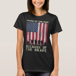 Fri bostad på grund av Modiga amerikanska FLA T Shirt