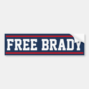 Fri Brady bildekal