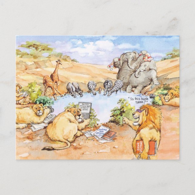 Fri buske vykort (Framsida)