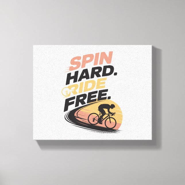 Fri centrifugering av T-shirt Canvastryck (Framsida)