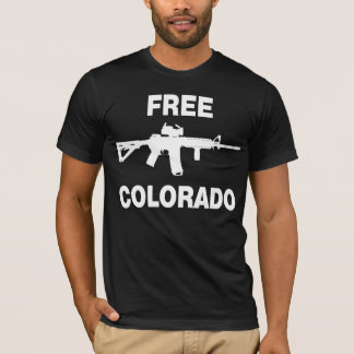 Fri Colorado AR-15 skjorta T-shirt