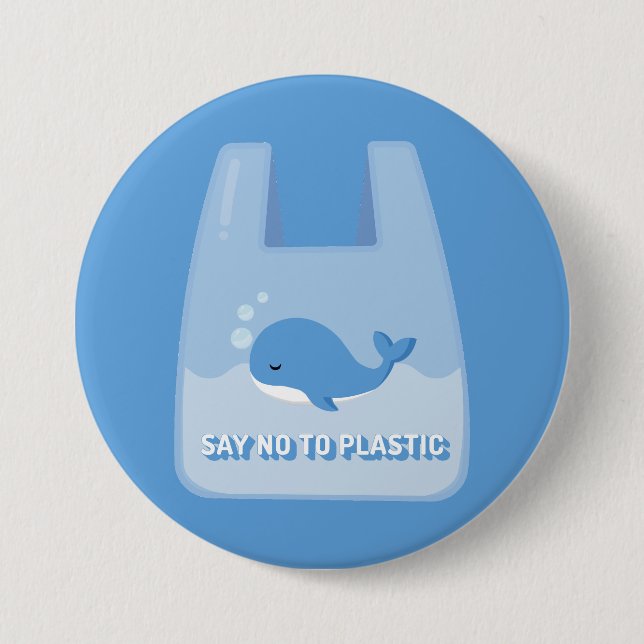 Fri dag för plastsäck, val knapp (Framsida)