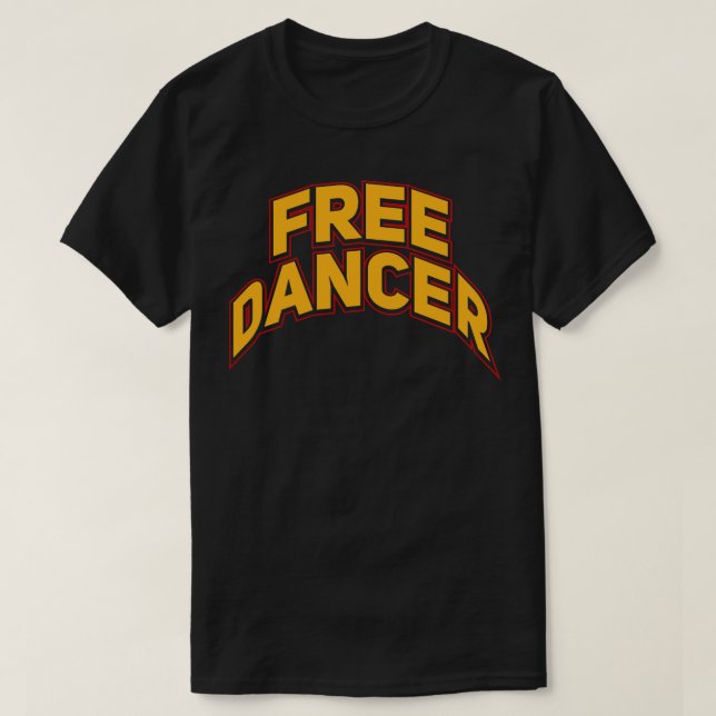 Fri dansare t shirt (Design framsida)