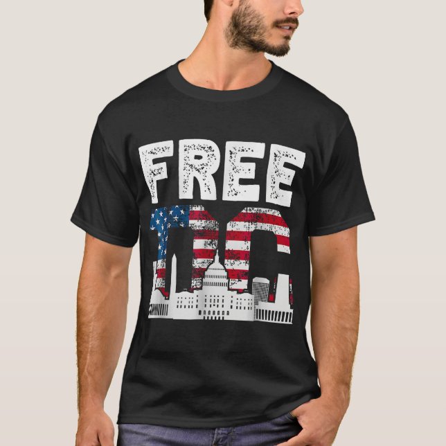 Fri Dc-enhet i Washington T Shirt (Framsida)