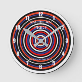 Fri design i hemmet rund klocka