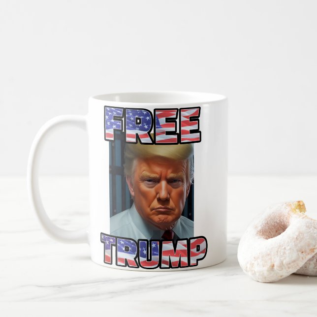 FRI DONALD TRUMP 2024 | Mugshot Mugg (Med munk)