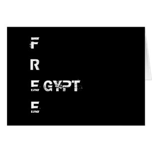 FRI EGYPTEN HÄLSNINGSKORT