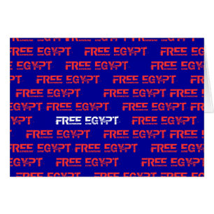 FRI EGYPTEN HÄLSNINGSKORT