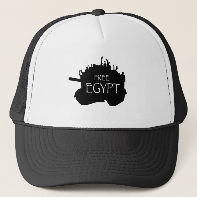 Fri egypten med personer som protesterar keps (Framsida)