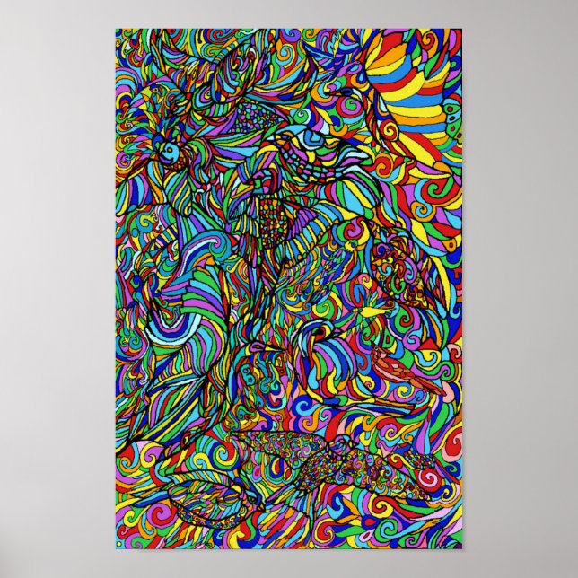 Fri fågel poster (Framsidan)