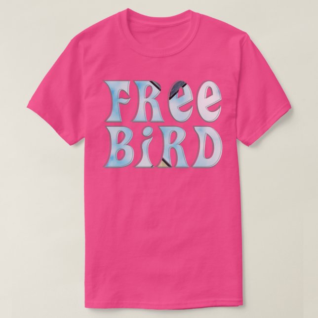 fri fågel t shirt (Design framsida)