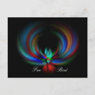 Fri fågel vykort