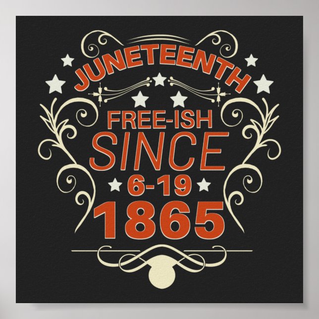 Fri fisk sedan 1865 18:e frihetsberövandet poster (Framsidan)