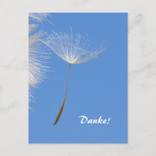 Fri - Flygande dandelionfrö Vykort