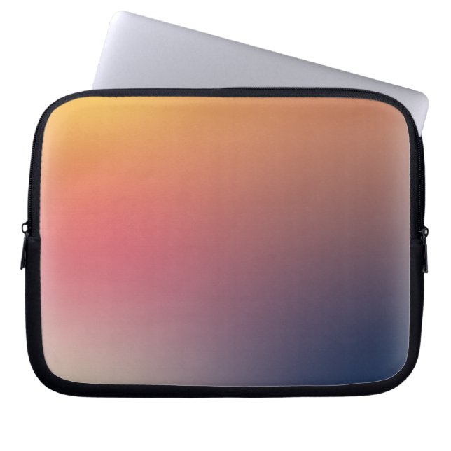 fri form gradient på laptopsleeve laptop fodral (Framsidan)