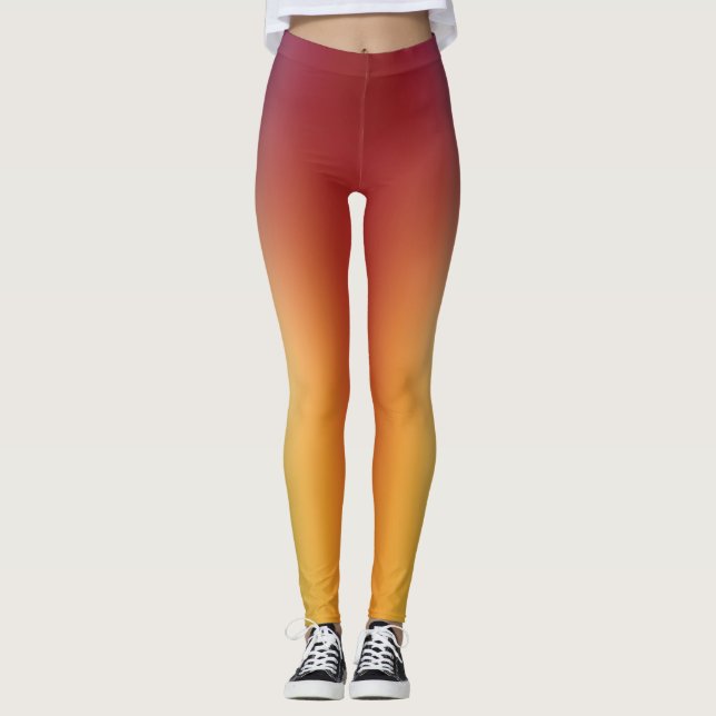 fri formgradient på stora leggings (Framsida)