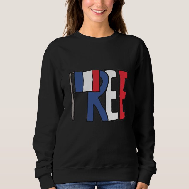 Fri Frankrike T Shirt (Framsida)