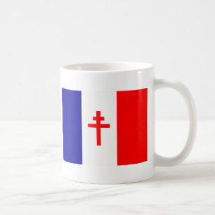 Fri fransk styrkaflagga kaffemugg