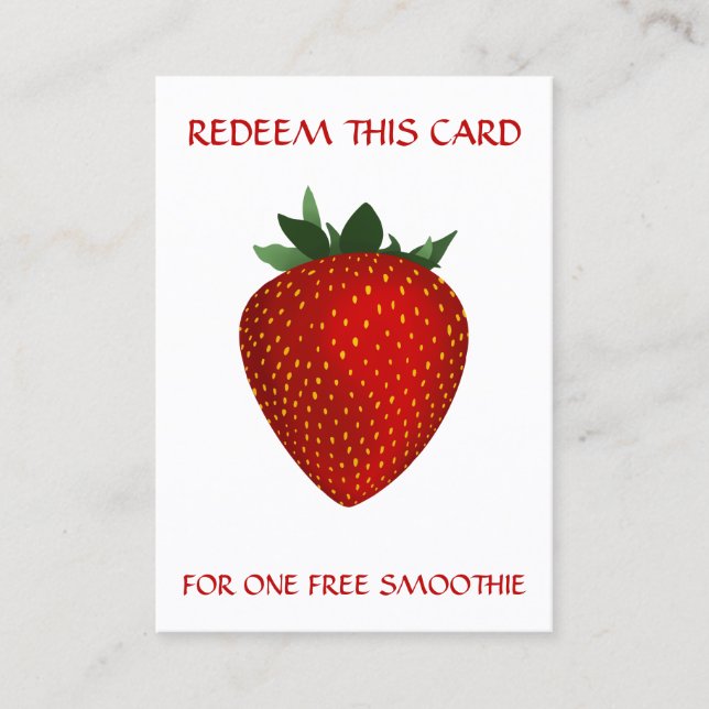fri fruktsmoothie coupon rabattkort (Framsida)