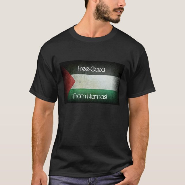 Fri Gaza från Hamas T-shirt (Framsida)